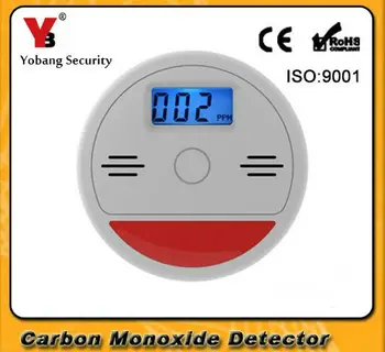 YobangSecurity Home Security 85dB Warning LCD Photoelectric Independent CO Gas Sensor Carbon Monoxide Poisoning Alarm Detector
YobangSecurity Home Security 85dB Warning LCD Photoelectric Independent CO Gas Sensor Carbon Monoxide Poisoning Alarm Detector