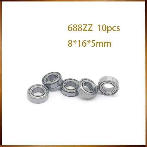 Free shipping 10pcs 688ZZ (8x16x5 mm) Metal Double Shielded Ball Bearing Bearings 688z 688 zz
Free shipping 10pcs 688ZZ (8x16x5 mm) Metal Double Shielded Ball Bearing Bearings 688z 688 zz