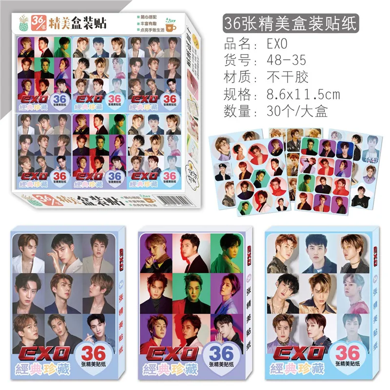 10 boxes/lot KPOP EXO sticker TOY XIUMIN SUHO LAY BAEKHYUN CHEN CHANYEOL Figure magic 3d wall boxed stickers for kids rooms
10 boxes/lot KPOP EXO sticker TOY XIUMIN SUHO LAY BAEKHYUN CHEN CHANYEOL Figure magic 3d wall boxed stickers for kids rooms