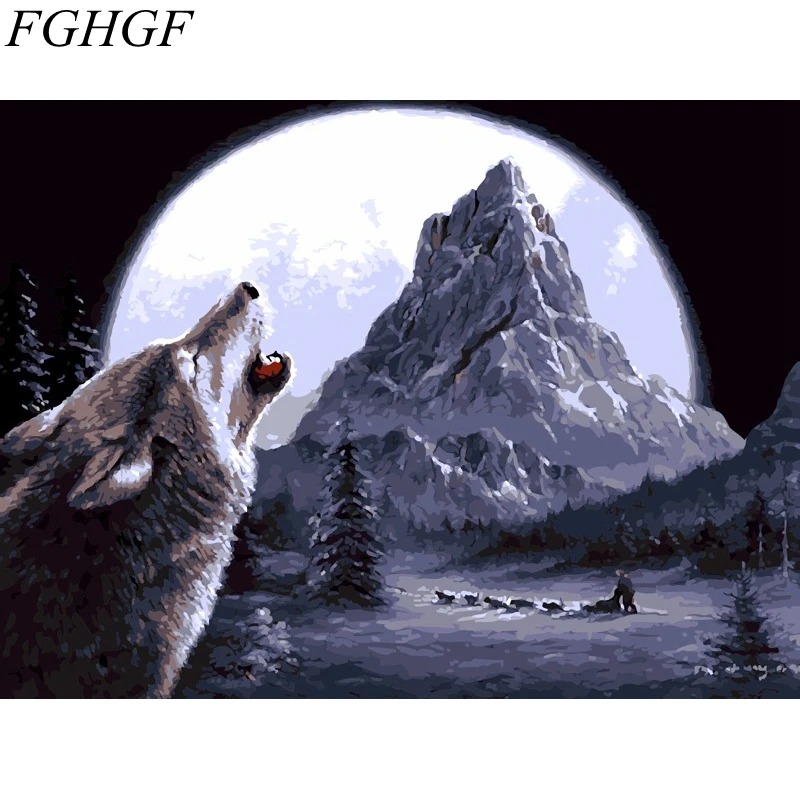 FGHGF DIY Digital Canvas Wolf Oil Painting Unique Gifts Of Lions King The Frameless Painting By Numbers Picture
FGHGF DIY Digital Canvas Wolf Oil Painting Unique Gifts Of Lions King The Frameless Painting By Numbers Picture