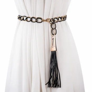fashion Double color belt metal Chain Stretchy Strap Elegant Waist match dress belts for women thin women belt ceinture femme
fashion Double color belt metal Chain Stretchy Strap Elegant Waist match dress belts for women thin women belt ceinture femme