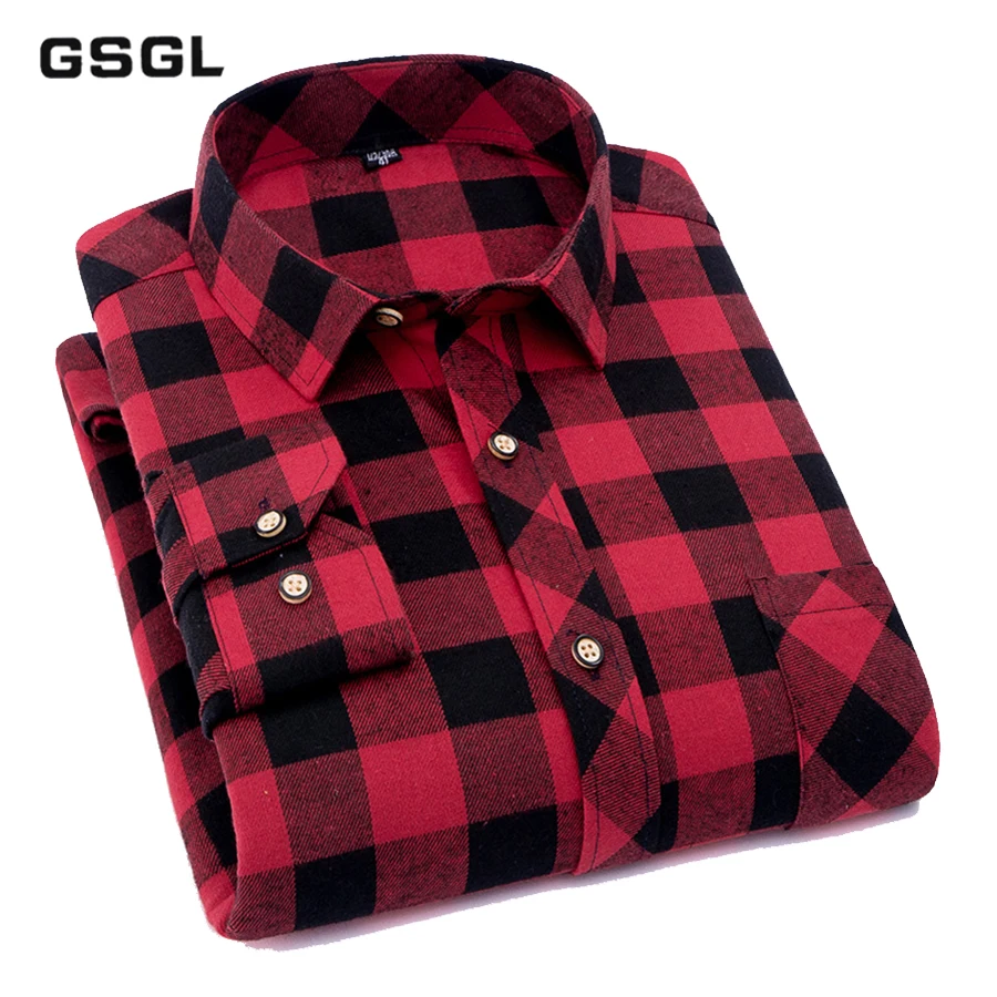 Men Flannel Plaid Shirt Spring Autumn Casual Long Sleeve Shirt Soft Comfort Slim Fit Styles Brand Man Plus Size
Men Flannel Plaid Shirt Spring Autumn Casual Long Sleeve Shirt Soft Comfort Slim Fit Styles Brand Man Plus Size