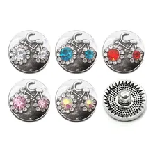 Wholesale w067 bicycle 18mm 20mm rhinestone metal button for snap button Bracelet Necklace Jewelry For Women Silver jewelry
Wholesale w067 bicycle 18mm 20mm rhinestone metal button for snap button Bracelet Necklace Jewelry For Women Silver jewelry