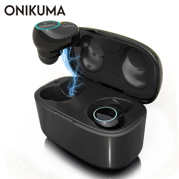 ONIKUMA TWS Mini Wireless Earphone IPX5 Bluetooth 5.0 Stereo Touch Control Earbud Headset With Charging Box for Smart Phone
ONIKUMA TWS Mini Wireless Earphone IPX5 Bluetooth 5.0 Stereo Touch Control Earbud Headset With Charging Box for Smart Phone