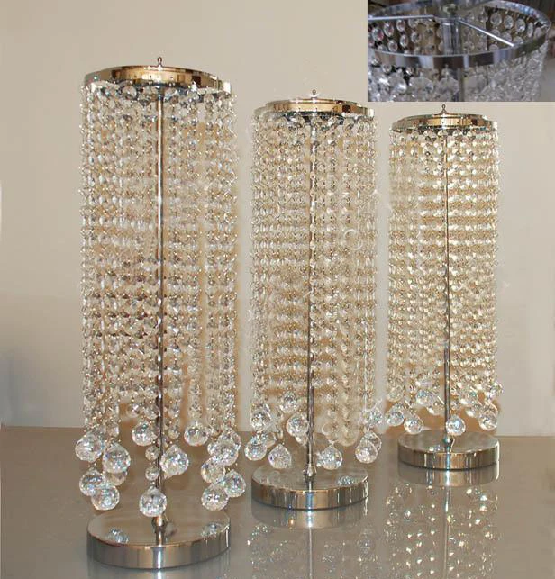 50cm tall Silver color Crystal Wedding Chandelier Table Centerpiece decoration 10 pcs/lot
50cm tall Silver color Crystal Wedding Chandelier Table Centerpiece decoration 10 pcs/lot
