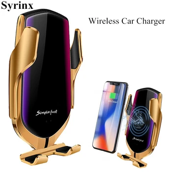 Syrinx Automatic Clamping Wireless Car Charger For iphone 11 Android Air Vent Phone Holder Charging Mount Bracket Stand Support
Syrinx Automatic Clamping Wireless Car Charger For iphone 11 Android Air Vent Phone Holder Charging Mount Bracket Stand Support