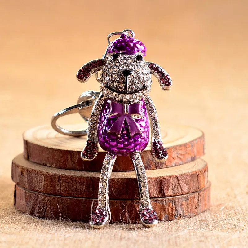 Hot Selling Diy Handmade Keychain Animal Sheep Goat Dog Keyring Crystal Rhinestone Enamel Llaveros Chaveiro Elegant Bag Pendant
Hot Selling Diy Handmade Keychain Animal Sheep Goat Dog Keyring Crystal Rhinestone Enamel Llaveros Chaveiro Elegant Bag Pendant
