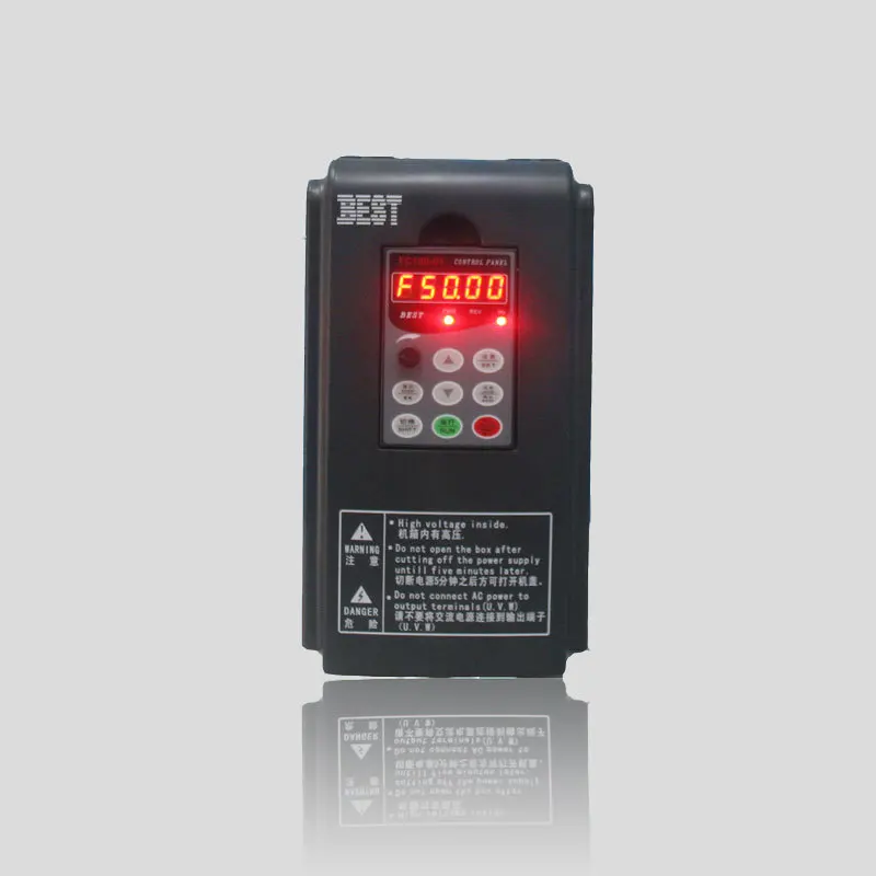 Good quality common use VFD 5.5kw transducer/converter 380v hyperstable 1000HZ for Engraving machine spindle motor
Good quality common use VFD 5.5kw transducer/converter 380v hyperstable 1000HZ for Engraving machine spindle motor