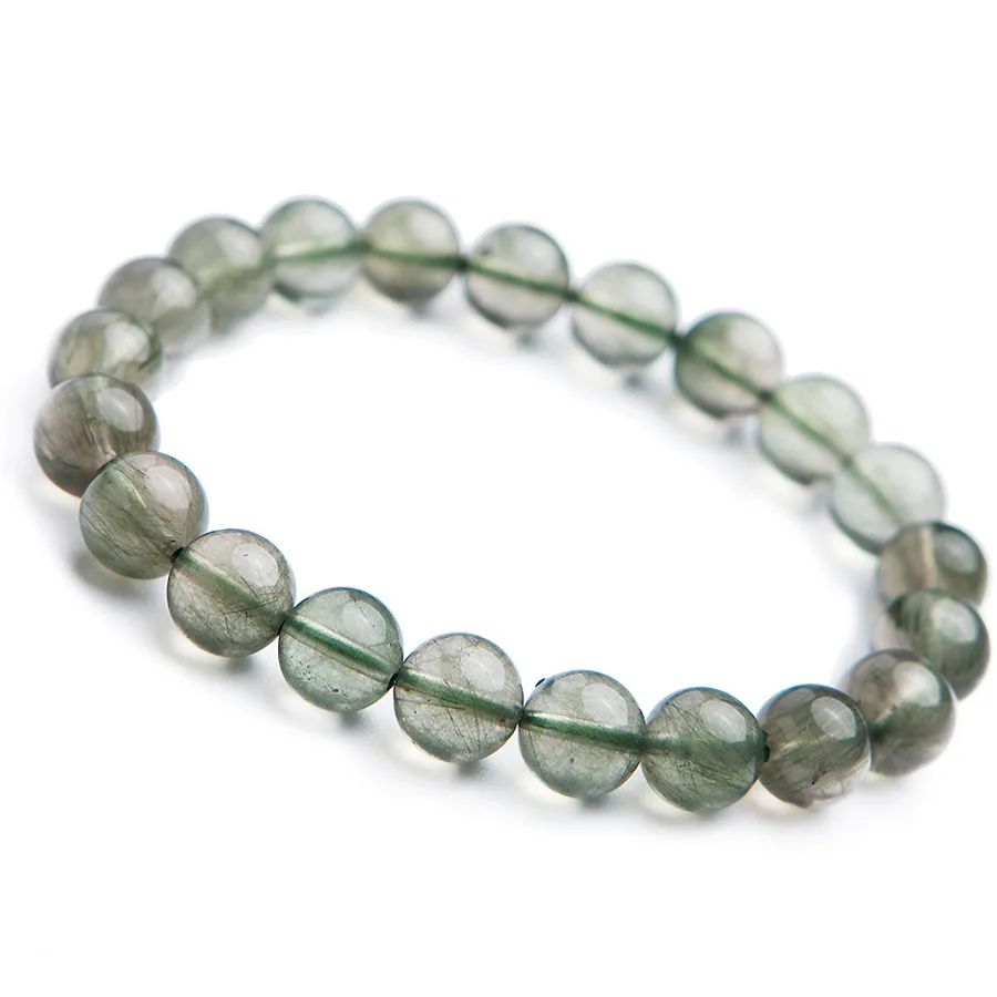 9mm Natural Green Rutilated Quartz Bracelets For Women Female Stretch Crystal Round Bead Bracelet Drop Shipping
9mm Natural Green Rutilated Quartz Bracelets For Women Female Stretch Crystal Round Bead Bracelet Drop Shipping