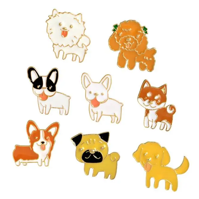 Shuangshuo Fashion Cute Animal Pet Dog Brooch Pins Metal Enamel Pins and Brooches for Women Cartoon Series Large Brooches Badge
Shuangshuo Fashion Cute Animal Pet Dog Brooch Pins Metal Enamel Pins and Brooches for Women Cartoon Series Large Brooches Badge