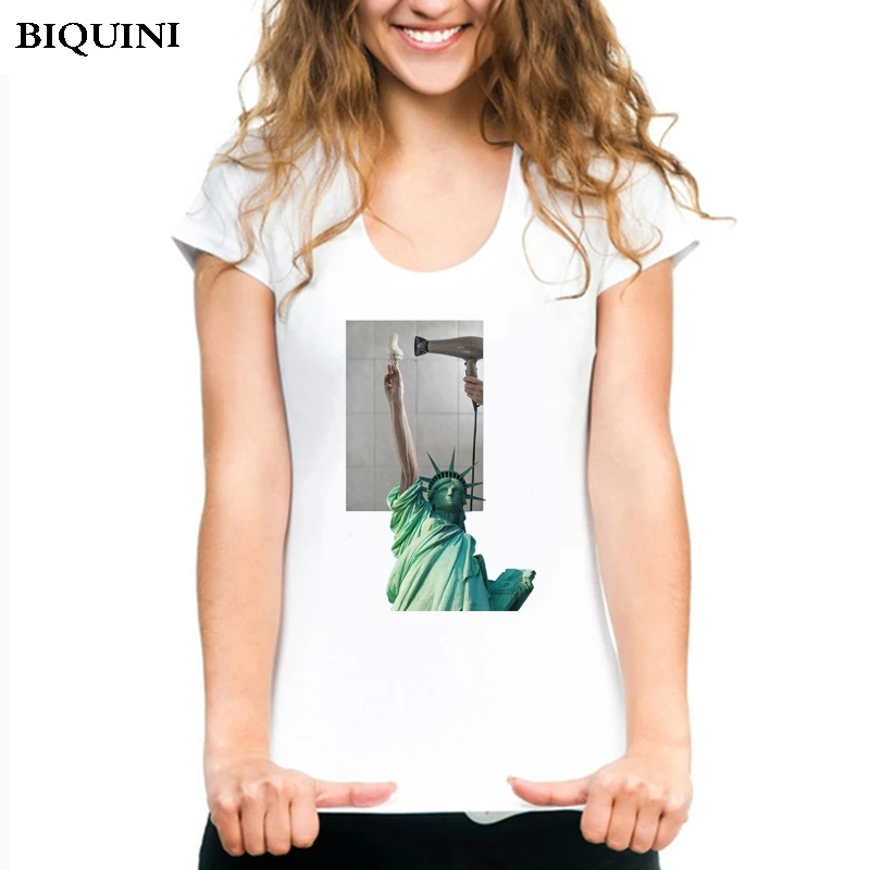 Statue of Liberty Harajuku Casual T-shirts Women Clothes 2019 Funny TShirt Summer Streetwear Tops Tee Shirt Female T-shirt
Statue of Liberty Harajuku Casual T-shirts Women Clothes 2019 Funny TShirt Summer Streetwear Tops Tee Shirt Female T-shirt