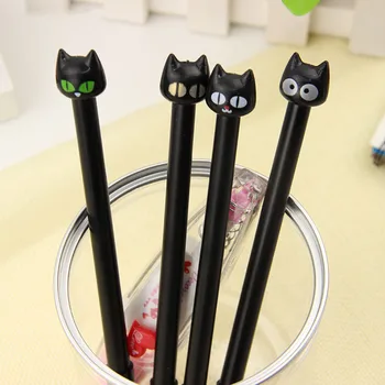 4PCS/Lot Creative Stationery Student Supplies Kawaii Cartoon Black Cat Black Gel Pen 0.5mm
4PCS/Lot Creative Stationery Student Supplies Kawaii Cartoon Black Cat Black Gel Pen 0.5mm