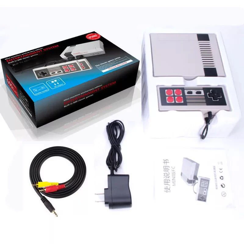 Mini Retro Game Console 600 500 Classic Games Home Entertainment System For TV Video Game Consoles
Mini Retro Game Console 600 500 Classic Games Home Entertainment System For TV Video Game Consoles