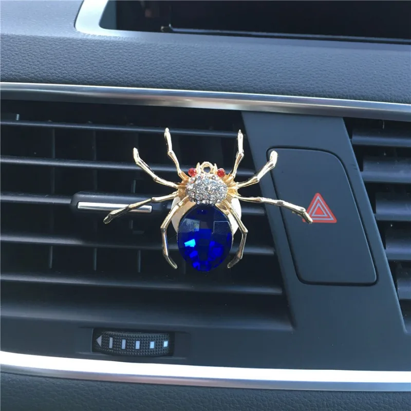 Studded Spider Car Air Outlet Perfume Clip Crystal Spider Type Car Decoration Cool Modelling Car Ornaments
Studded Spider Car Air Outlet Perfume Clip Crystal Spider Type Car Decoration Cool Modelling Car Ornaments