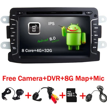 7 inch Android 8.0 Car DVD Player For Dacia Sandero Duster Renault Captur Lada Xray 2 Logan 4GB RAM 4G WIFI GPS Navigation Radio
7 inch Android 8.0 Car DVD Player For Dacia Sandero Duster Renault Captur Lada Xray 2 Logan 4GB RAM 4G WIFI GPS Navigation Radio