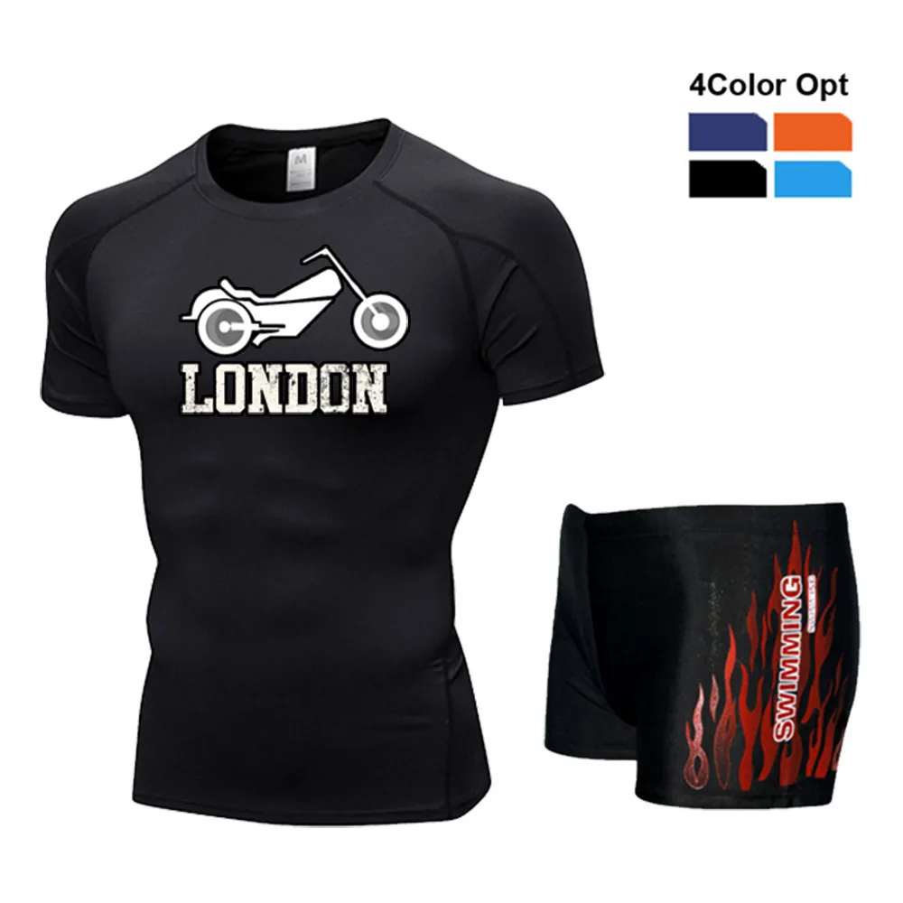 Men Boy Swim Top T Shirt Trunks Boxers Shorts Swimwear Short Pants Suit Swimming Wear Short Sleeves Beach Spa Pool Set Moto
Men Boy Swim Top T Shirt Trunks Boxers Shorts Swimwear Short Pants Suit Swimming Wear Short Sleeves Beach Spa Pool Set Moto