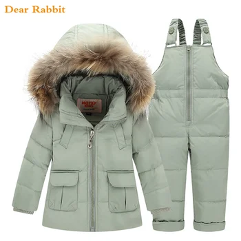 2020 Winter for Boys Coat Girls Ski Suit Children Clothing Set Baby Duck Down Jacket + Pants Overalls Warm Kids clothes Snowsuit
2020 Winter for Boys Coat Girls Ski Suit Children Clothing Set Baby Duck Down Jacket + Pants Overalls Warm Kids clothes Snowsuit