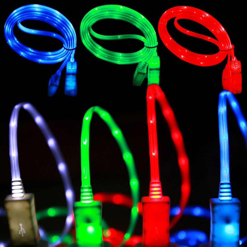 1M Micro USB Phone Cable LED Flow Light Micro USB Charging Data Sync Cable for Android Phone for iPhone 7 8 X Cables
1M Micro USB Phone Cable LED Flow Light Micro USB Charging Data Sync Cable for Android Phone for iPhone 7 8 X Cables
