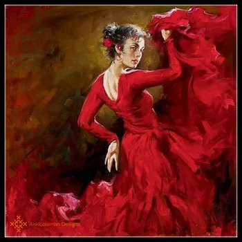 Embroidery Counted Cross Stitch Kits Needlework - Crafts 14 ct DMC Color DIY Arts Handmade Decor - Red Dancer
Embroidery Counted Cross Stitch Kits Needlework - Crafts 14 ct DMC Color DIY Arts Handmade Decor - Red Dancer