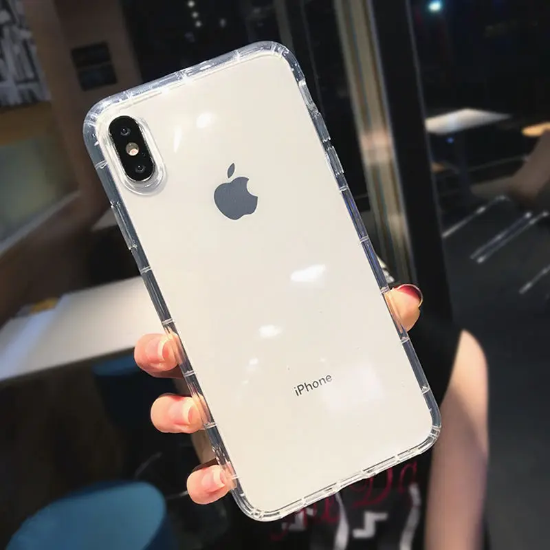 Transparent Soft Silicone Shockproof Phone Case For iPhone X XS XR XS Max Simple Clear TPU Back Cover For iPhone X 6 6S 7 8 Plus
Transparent Soft Silicone Shockproof Phone Case For iPhone X XS XR XS Max Simple Clear TPU Back Cover For iPhone X 6 6S 7 8 Plus
