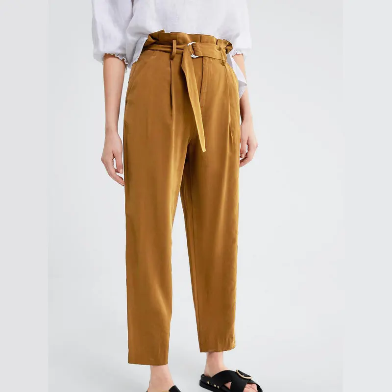 fashion yellow 2019 new women stylish sashes pencil pants pockets casual female zipper fly chic mid ladies trousers pantalones
fashion yellow 2019 new women stylish sashes pencil pants pockets casual female zipper fly chic mid ladies trousers pantalones