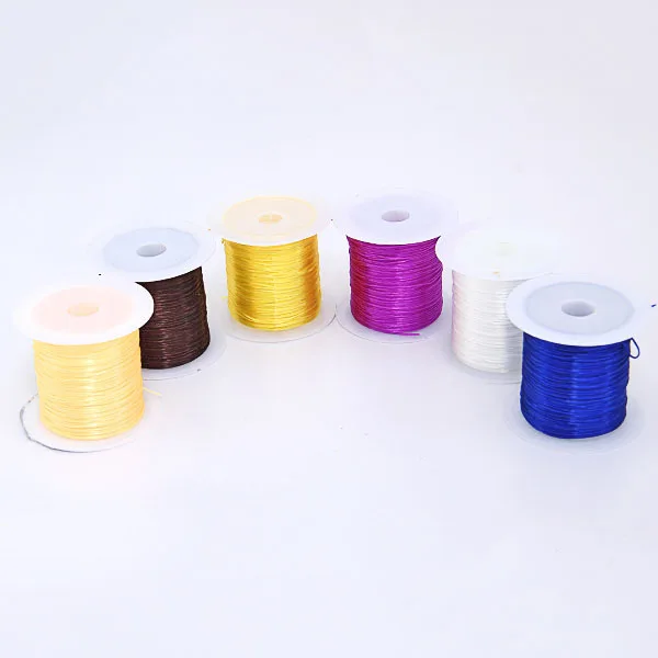 0.6mm Colorful Stretch Elastic Crystal Line Jewelry Making Beading Cord/String/Thread 1Roll x 10M
0.6mm Colorful Stretch Elastic Crystal Line Jewelry Making Beading Cord/String/Thread 1Roll x 10M