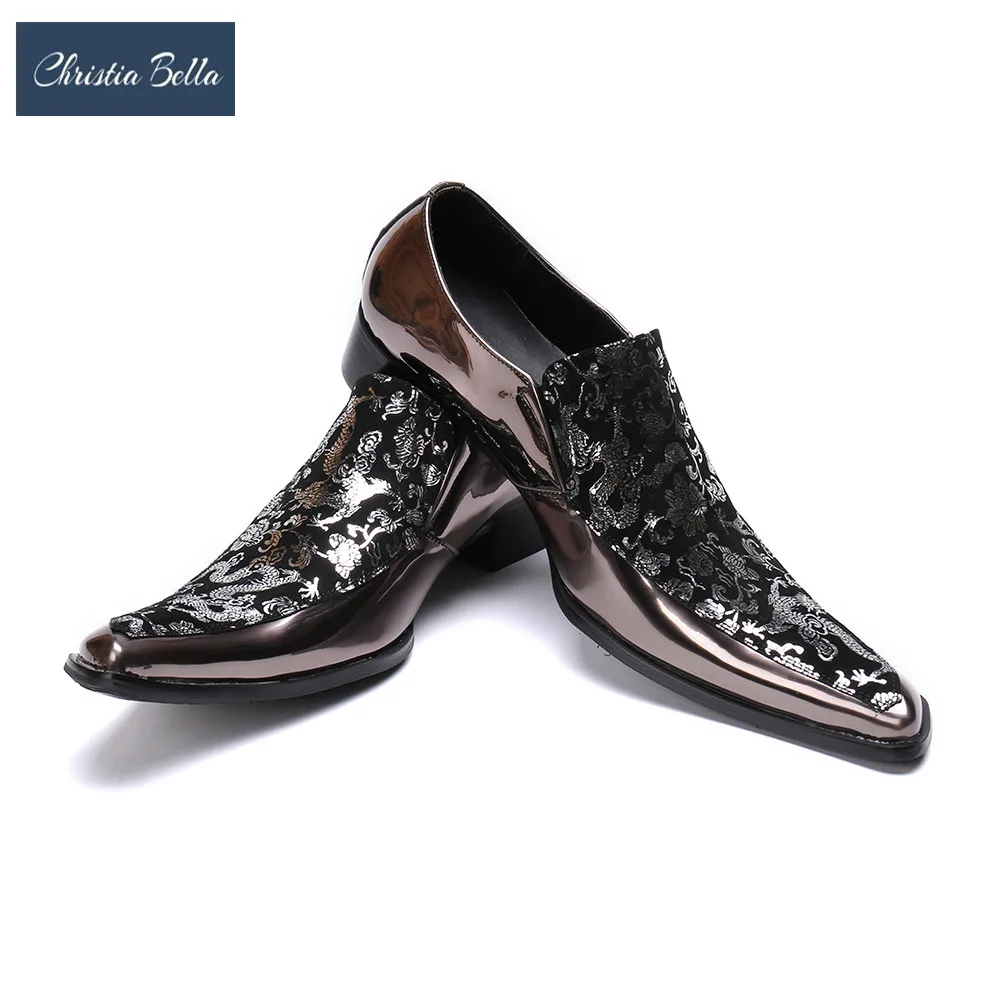 Christia Bella Patent Leather Black Wedding Shoes Oxford Formal Shoes Fashion Men Business Dress Loafers Pointy Black Shoes
Christia Bella Patent Leather Black Wedding Shoes Oxford Formal Shoes Fashion Men Business Dress Loafers Pointy Black Shoes
