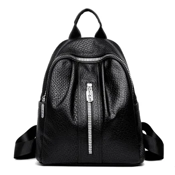 Fashion Women Backpacks Leather College Preppy School Bags for Teenage Girls Female Travel Shoulder Bags Black Back Bags Mochila
Fashion Women Backpacks Leather College Preppy School Bags for Teenage Girls Female Travel Shoulder Bags Black Back Bags Mochila