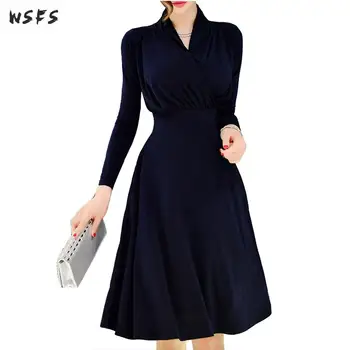 Spring Womens Dresses Long Sleeve Velvet Bodycon Slim 2019 Dress Office Ladies Sexy Vintage Elegant Party Midi Aline Sundress
Spring Womens Dresses Long Sleeve Velvet Bodycon Slim 2019 Dress Office Ladies Sexy Vintage Elegant Party Midi Aline Sundress