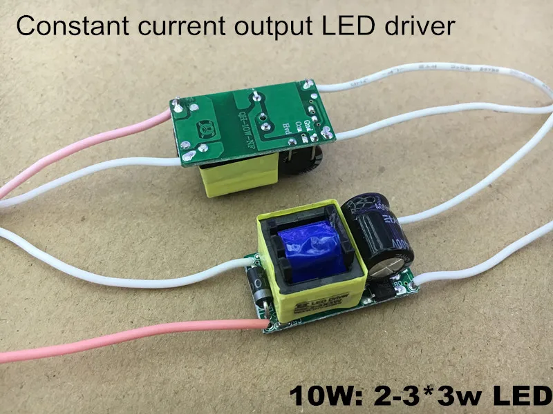 5 pieces 10W LED Driver 2-3*3W 900ma DC5-10V AC85-277V constant current led power supply transformer | Лампы и освещение