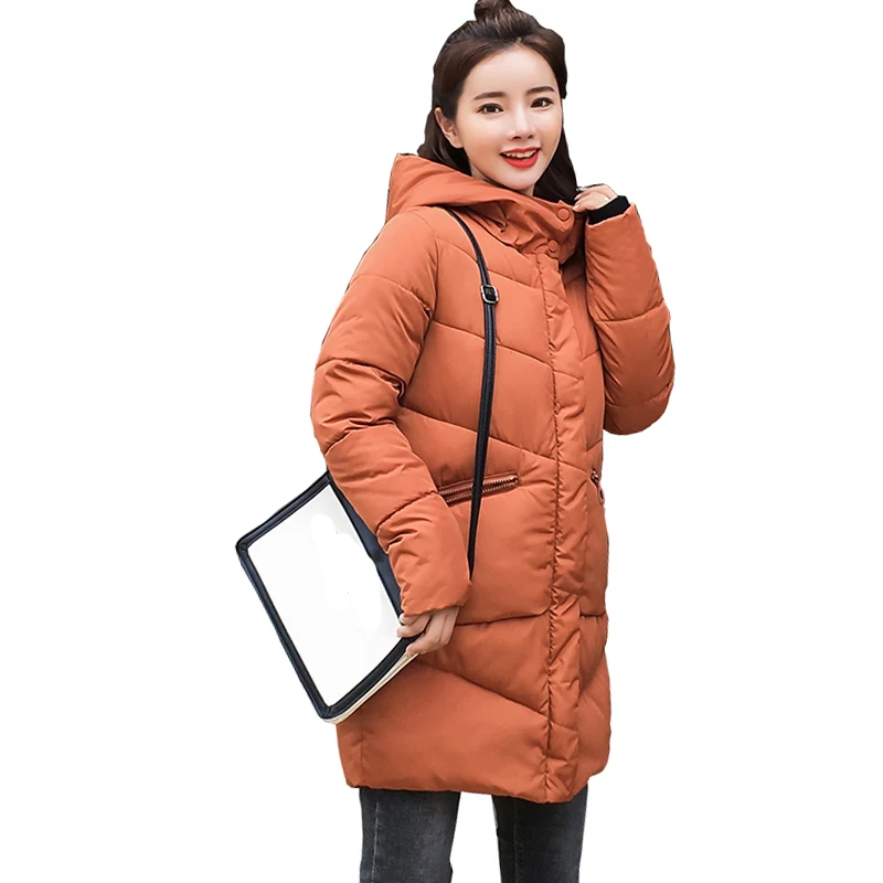 Женская парка с капюшоном зимняя куртка большого размера подкладкой YY8801