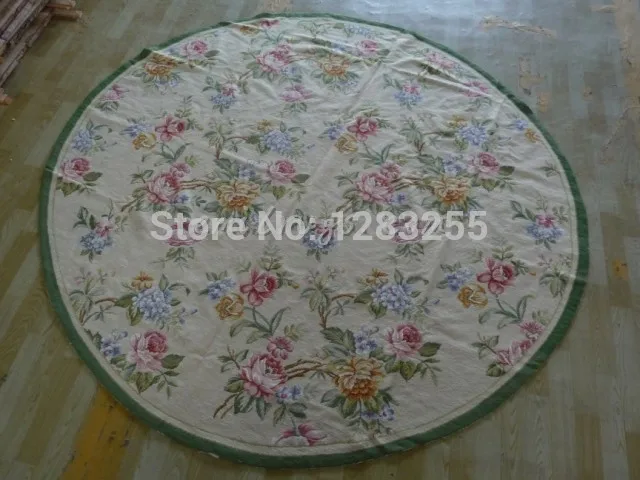 Gorgeous Hand-stitched Wool Needle-point Rugs At The Louvre Antique Chinese round Wool Sofa Floor Use Natural Sheep Wool 
Gorgeous Hand-stitched Wool Needle-point Rugs At The Louvre Antique Chinese round Wool Sofa Floor Use Natural Sheep Wool