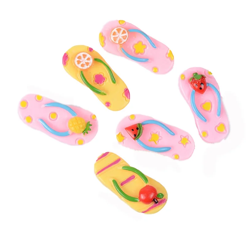 10PCS/Pack Cute Resin Planar Fruit Slippers DIY Craft Supplies Clothing Decorative Hair Accessories Handmade Shlaim Materials
10PCS/Pack Cute Resin Planar Fruit Slippers DIY Craft Supplies Clothing Decorative Hair Accessories Handmade Shlaim Materials