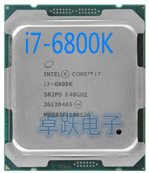 Original Intel Xeon New I7-6800K I7 6800K 3.40GHZ 15M 14nm 6-CORES LGA2011-3 140W Processor free shipping
Original Intel Xeon New I7-6800K I7 6800K 3.40GHZ 15M 14nm 6-CORES LGA2011-3 140W Processor free shipping