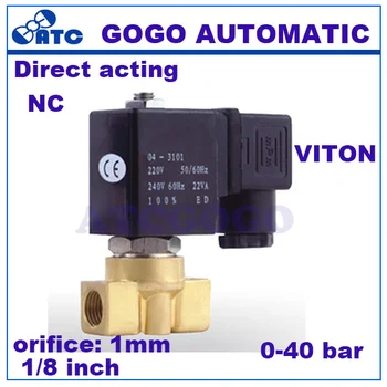 PU-01 Wiring type DC 12V 2/2 way direct acting NC brass G1/8" bsp Dental machine steam solenoid valve VITON Seal orifice 1mm
PU-01 Wiring type DC 12V 2/2 way direct acting NC brass G1/8" bsp Dental machine steam solenoid valve VITON Seal orifice 1mm