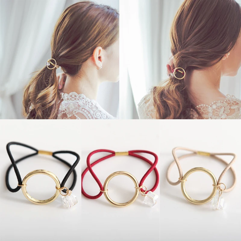 M MISM Girls Round Circle Crystal Cube Ponytail Scrunchies Two Layers Elastic Rubber Gum Hair Bands Simplicity Hair Accessories
M MISM Girls Round Circle Crystal Cube Ponytail Scrunchies Two Layers Elastic Rubber Gum Hair Bands Simplicity Hair Accessories
