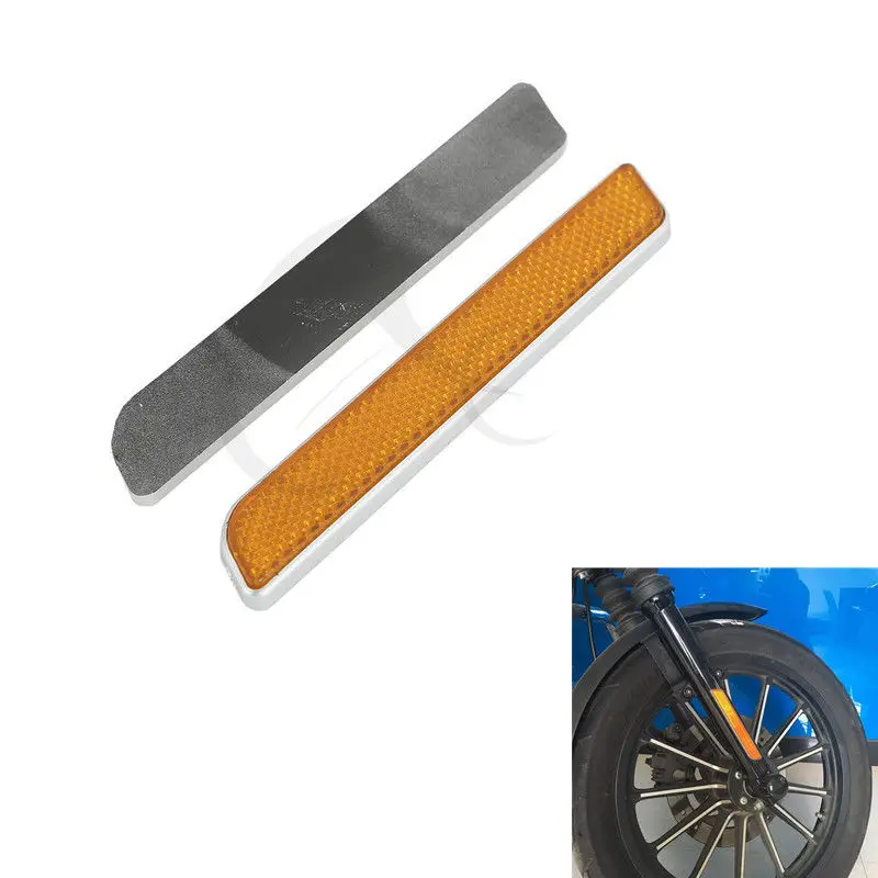 Orange Front Fork Leg Reflectors Fits For Harley Touring Fatboy Softail lower legs sliders Dyna Sportster Glide
Orange Front Fork Leg Reflectors Fits For Harley Touring Fatboy Softail lower legs sliders Dyna Sportster Glide