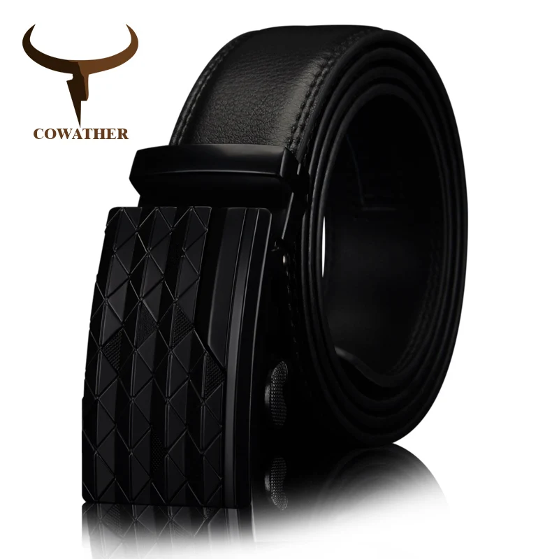 COWATHER Men's Automatic Buckle belt with Cow Genuine Leather BLACK BROWN Belts for Men brand Wide 3.5 cm CZ058
COWATHER Men's Automatic Buckle belt with Cow Genuine Leather BLACK BROWN Belts for Men brand Wide 3.5 cm CZ058