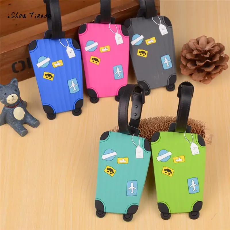 ISHOWTIENDA New 1pc 8*5cm Suitcase Luggage Tags ID Address Holder Silicone Identifier Label Droping Shipping and Wholesale
ISHOWTIENDA New 1pc 8*5cm Suitcase Luggage Tags ID Address Holder Silicone Identifier Label Droping Shipping and Wholesale