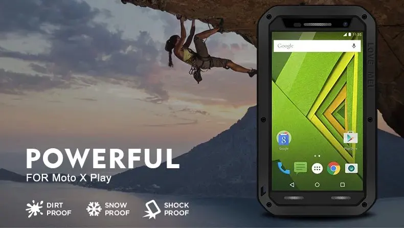 Powerful Love Mei case for MOTO X Play Outdoor protection Case for Motorola MOTO X Play XT1561 Original case Life Waterproof
Powerful Love Mei case for MOTO X Play Outdoor protection Case for Motorola MOTO X Play XT1561 Original case Life Waterproof