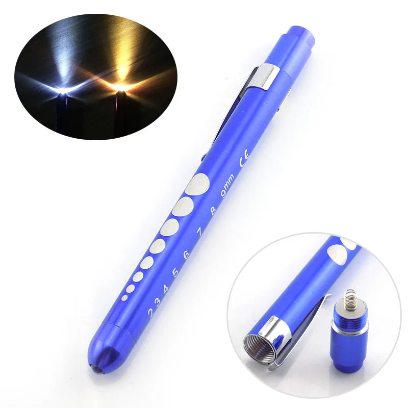 4 Color Pen Flashlight LED Bulbs Penlight Torch Emergency mini Pocket Medical Doctor Nurse Surgical First Aid Yellow White Light
4 Color Pen Flashlight LED Bulbs Penlight Torch Emergency mini Pocket Medical Doctor Nurse Surgical First Aid Yellow White Light