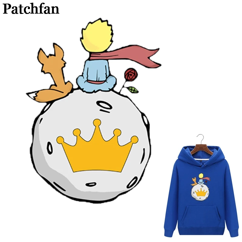Patchfan Little prince cartoon heat press stickers iron on patches Handmade on clothes jacket t shirt thermal transfer A2146
Patchfan Little prince cartoon heat press stickers iron on patches Handmade on clothes jacket t shirt thermal transfer A2146