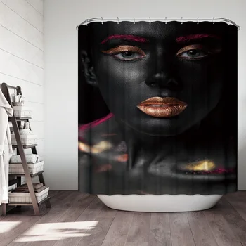 3D Colorful Oil Girl Shower Curtains Portrait Pattern Waterproof Mildew Proof Thickened Bath Curtains for Bathroom
3D Colorful Oil Girl Shower Curtains Portrait Pattern Waterproof Mildew Proof Thickened Bath Curtains for Bathroom