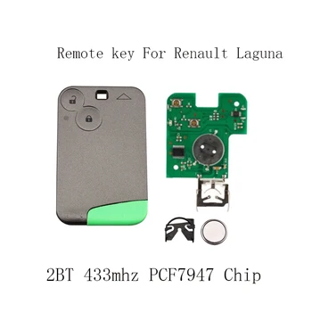 2 Buttons Smart Remote Key PCF7947 Chip 433Mhz suit for Renault Laguna Espace 2001-2006 Smart Card Remote Fob Car Styling
2 Buttons Smart Remote Key PCF7947 Chip 433Mhz suit for Renault Laguna Espace 2001-2006 Smart Card Remote Fob Car Styling