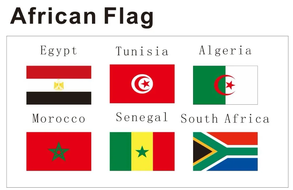 Кафник 80 г шелковая трафаретная печать 90*150 см 3*5 футов флаг Африки