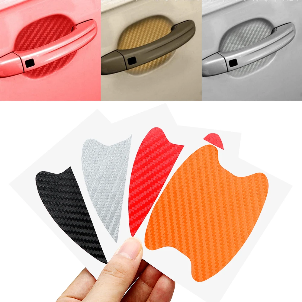 4Pcs/Set Car Auto Door Film Sheet Handle Scratch Sticker Anti-scratch Protector Cover 3D Carbon Fiber Film Exterior Accessories
4Pcs/Set Car Auto Door Film Sheet Handle Scratch Sticker Anti-scratch Protector Cover 3D Carbon Fiber Film Exterior Accessories