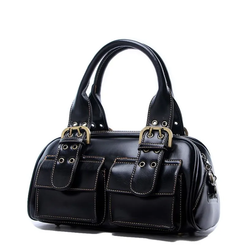 Double Pockets Women Bag\Handbags Leather Simple Pillow Bag Brand Women Shoulder Bag Elegent Fashion Female Tote~19B4
Double Pockets Women Bag\Handbags Leather Simple Pillow Bag Brand Women Shoulder Bag Elegent Fashion Female Tote~19B4