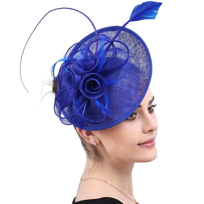 royal blue Sinamay Fascinators base Fashion Party Church Headpieces pink linen Cocktail Hat spring Formal Feather Hair Accessory
royal blue Sinamay Fascinators base Fashion Party Church Headpieces pink linen Cocktail Hat spring Formal Feather Hair Accessory
