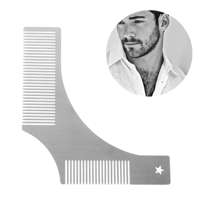 Fashion Stainless Steel Shaving Brush Beard Styling Shaping Template Comb Tool For Men New
Fashion Stainless Steel Shaving Brush Beard Styling Shaping Template Comb Tool For Men New