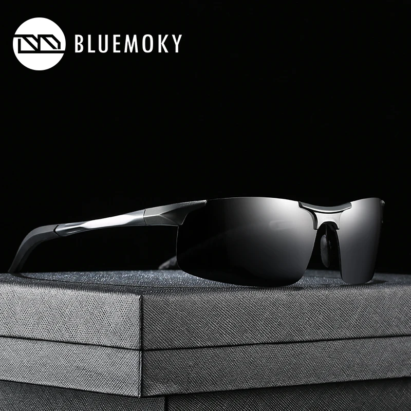 BLUEMOKY Sports Goggle Sun Glasses for Men HD Polarized UV400 Sunglasses Male Aluminum Magnesium Driving Polaroid Shades for Men 
BLUEMOKY Sports Goggle Sun Glasses for Men HD Polarized UV400 Sunglasses Male Aluminum Magnesium Driving Polaroid Shades for Men